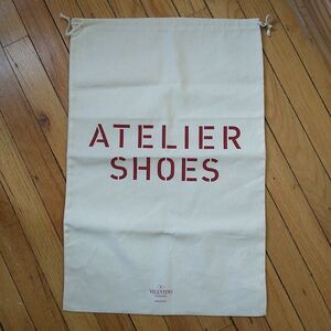 Large Authentic Valentino Garavani ATELIER Cotton Dust Bag Drawstring 15x22"